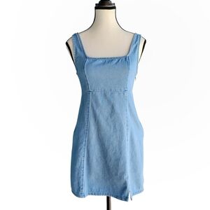 American Eagle Mini Dress Tunic Denim Look